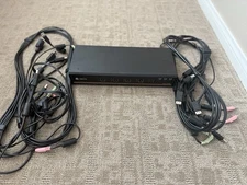 Vertiv Avocent SV340D 4-Port Dual-Head DisplayPort 4K KVM Switch+2 CBL0124 Cords
