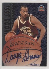 1997 Score Board Basketball Signatures Platinum 103/200 Danya Abrams Auto 02ur
