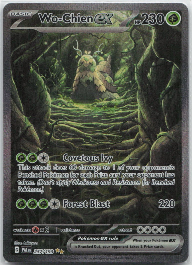 WO-CHIEN EX 257/193 SPECIAL ILLUSTRATION RARE PALDEA EVOLVED POKEMON NM/M