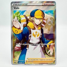 2023 Pokémon TCG Crown Zenith #151/159 Full Art Trainer - Volo (ULTRA RARE HOLO)