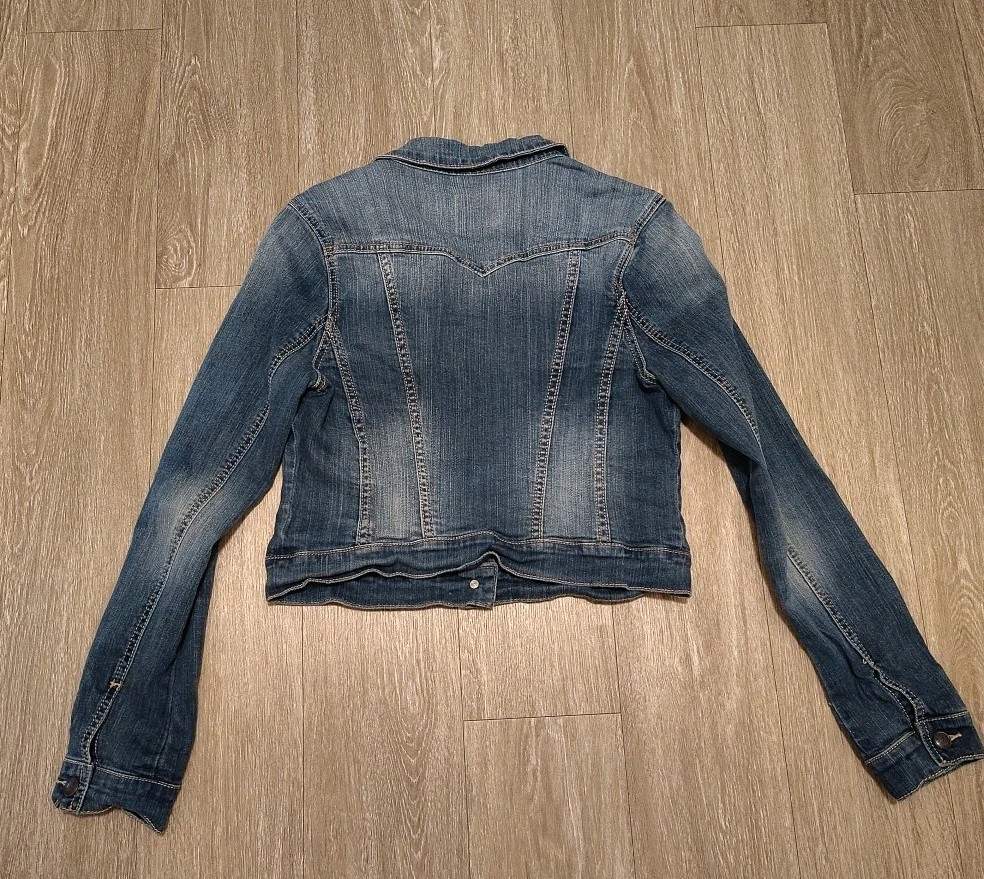 Jessica Simpson Pixie Style Denim Jacket Women's … - image 16