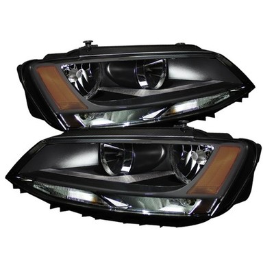 xTune Auto 5075796 Crystal Headlights Black/Clear