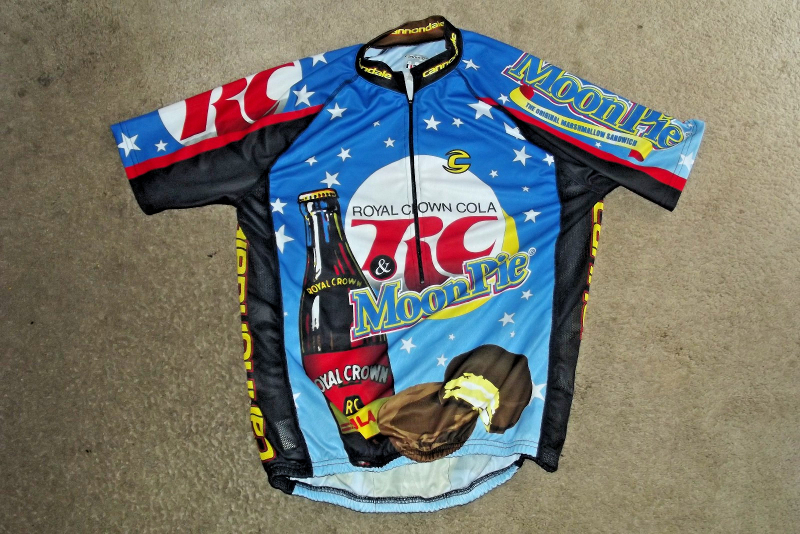 Cannondale Royal Crown Cola Moon Pie Cyling Jersey XL