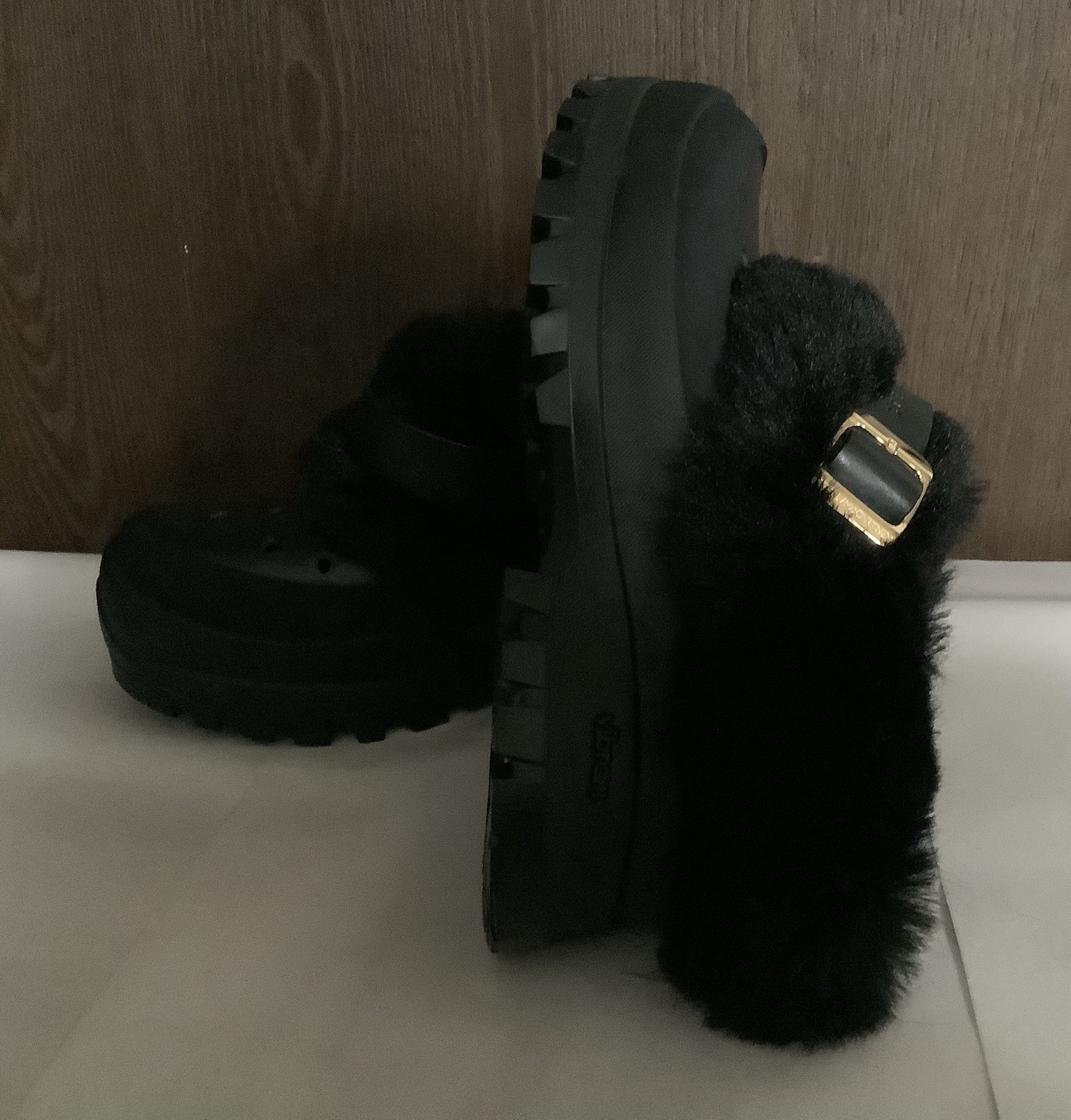 Stella McCartney Women’s Crocs Mules New Without Box Size 7 US ;UE 37, Black image 5