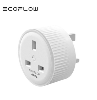 EcoFlow × Shelly Smart Plug UK Typ Adapter WLAN Steckdose APP Steuerung Energiezähler