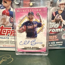 2022 Topps Inception Charlie Barnes Auto RC Magenta /99 #BRES-CB Twins