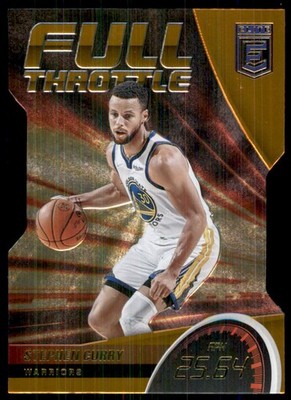 2023-24 Panini Donruss Elite Full Throttle Orange Stephen Curry Golden State