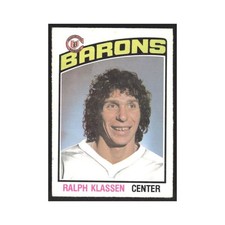 1976 O-Pee-Chee Ralph Klassen RC Cleveland Barons #282