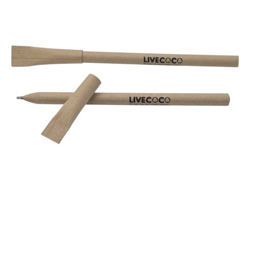 LiveCoco Eco-Friendly Ballpoint Pens 24 Pack Black Ink - Picture 3 of 3