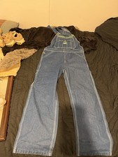 Men s Liberty Overalls Bibbed New 34 x 30 Blue Denim Jean Carpenter Workwear