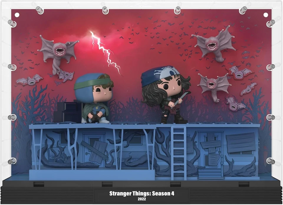Funko POP! Moments Deluxe: Stranger Things - Dustin, Eddie and the Demobats - Ph - Image 4 of 4