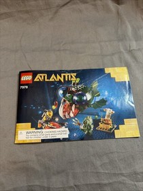 LEGO Atlantis: Angler Attack (7978), 195/201 Pcs, W Box And Manual