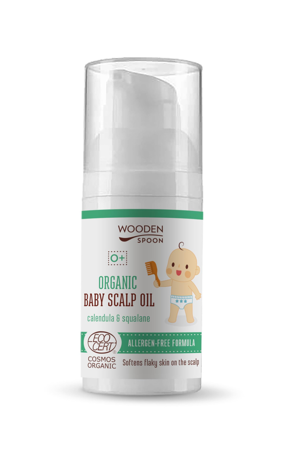 Organic Oil for Children's Scalp WoodenSpoon 15 ml (E6f)