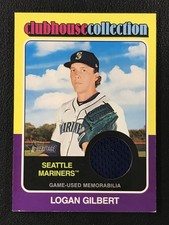 2024 Topps Heritage #CCR-LG Logan Gilbert Clubhouse Collection Relics