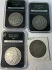 Lot of 4 1893-1896-O  Morgan Silver Dollar - 90% Silver