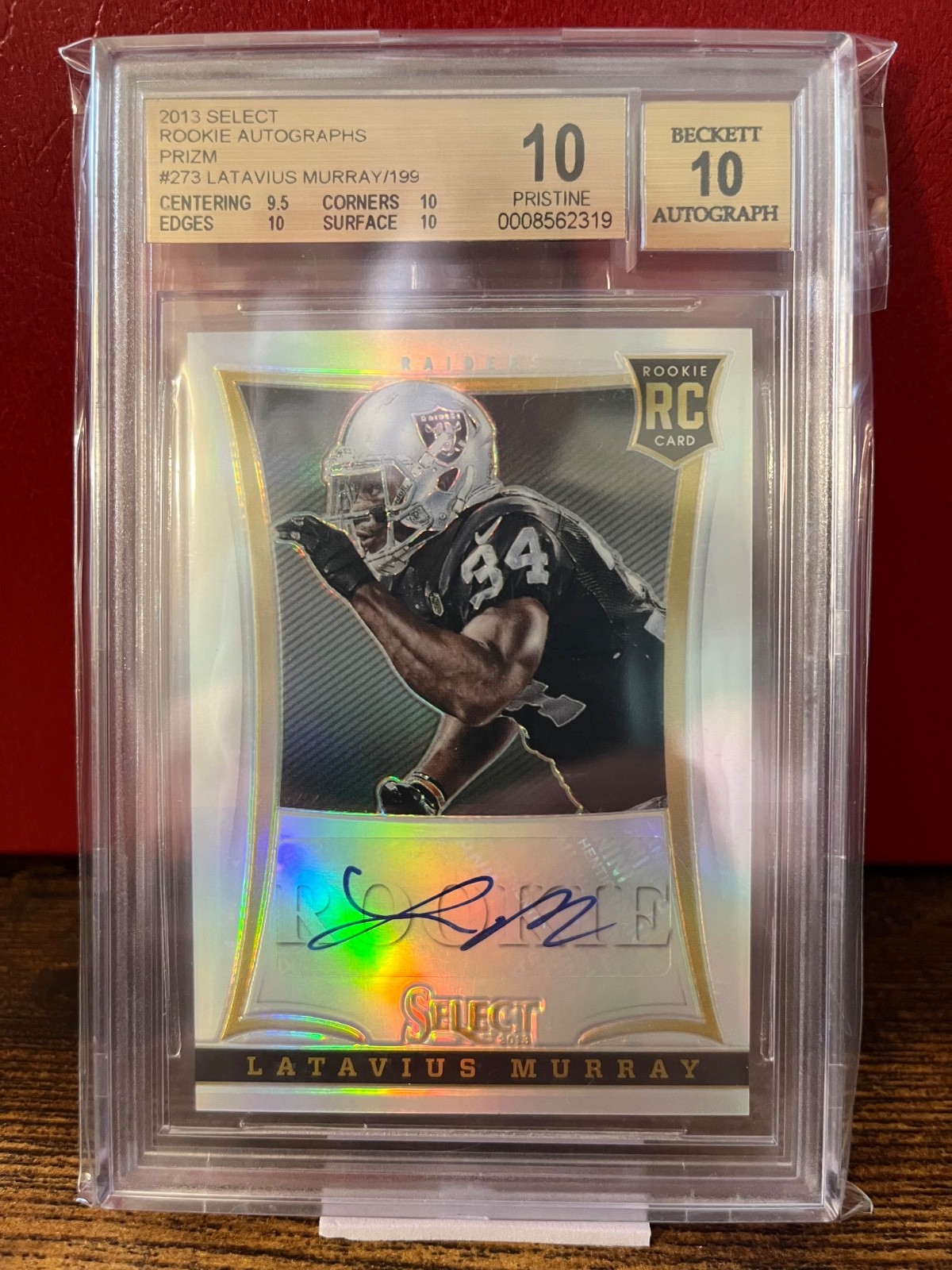 Latavius Murray Panini Select #273 Base
