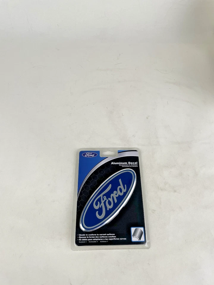Licencia Ford Aluminio Color Emblema Calcomanía Auto Camión SUV Oficina Lugguage Paquete de 2 Foto 2 de 4