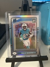2024 Panini Donruss Optic - Rated Rookie Malik Washington #272 Holo Prizm (RC)