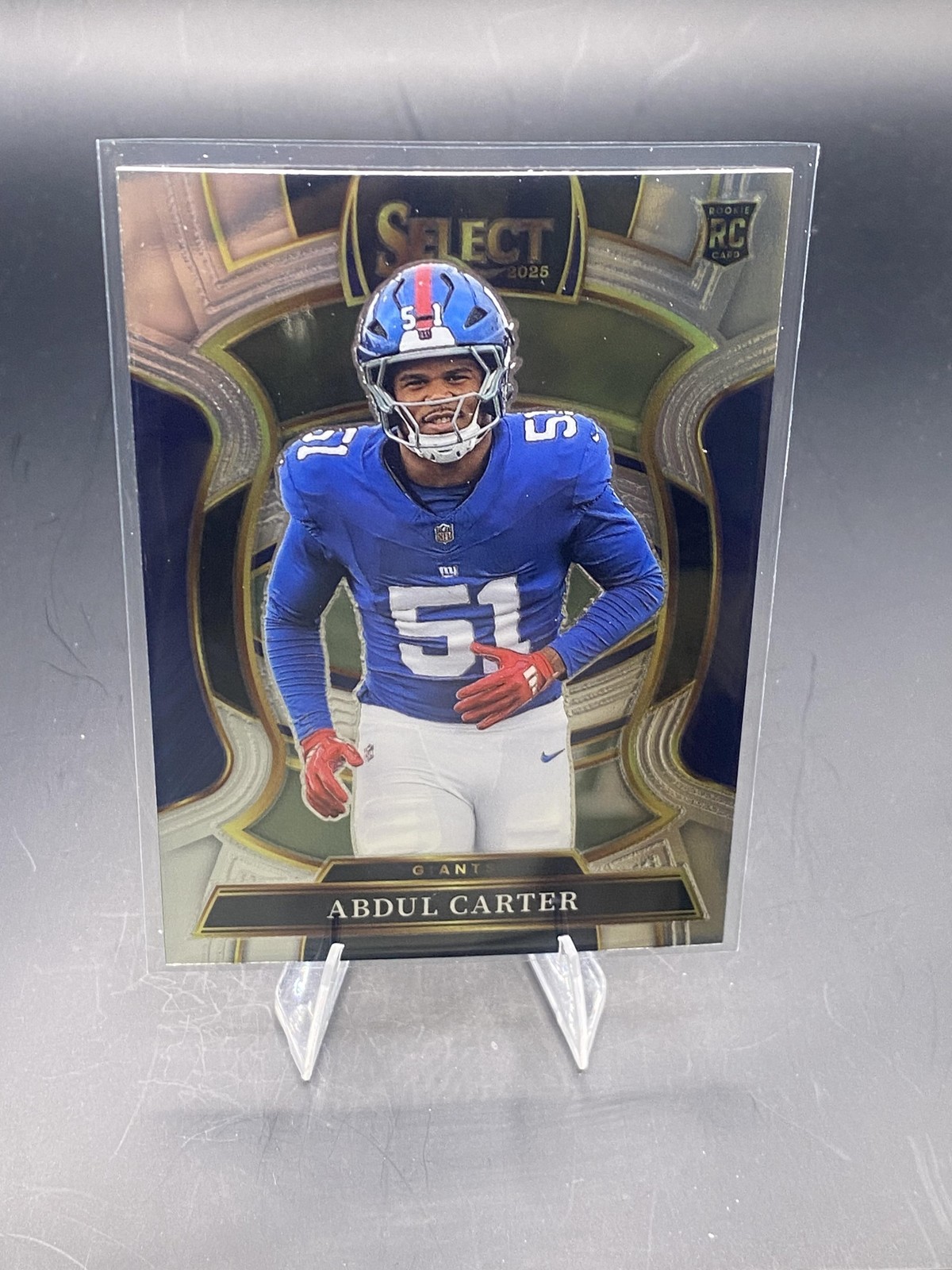 2025 Panini Select Silver Prizm Concourse #95 Abdul Carter - Giants