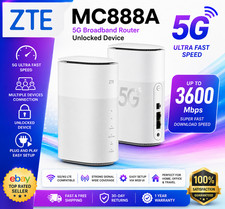 ZTE MC888A Three 5G Router- Fast WiFi 6, Mobile Broadband, Factory Unlocked 2026