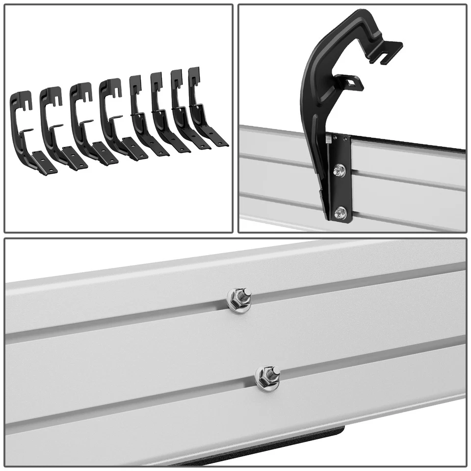 适用于 2007 - 2019 年 Silverado/Sierra Crew Cab 6 英寸踏板 Nerf 杆跑步板 铬 — 第 4/4 张图片