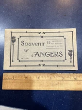 Vintage Souvenir d’Angers 12 Postcard Booklet - Unused! - Angers France