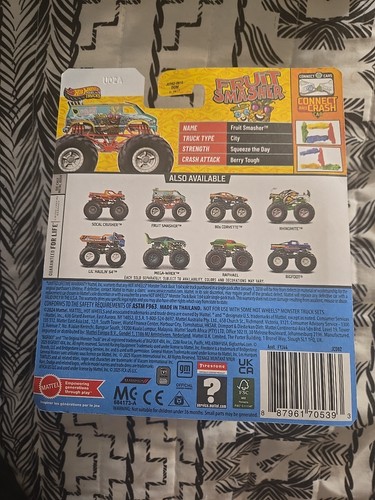 Hot Wheels Monster Trucks 2025 Fruit Smasher - Picture 2 of 2