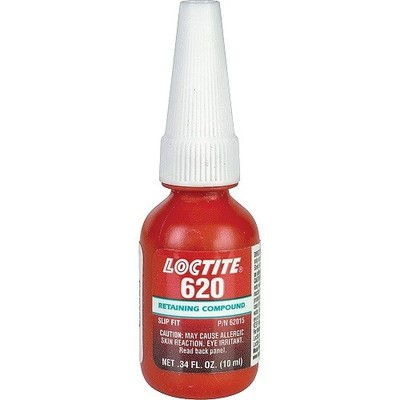 Loctite 234772 Green 620 High Temperature Retaining Compound, 10 mL Bottle