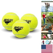 High-Visibility Squeaky Dog Tennis Balls   Fun Fetch Toy for Small  Large Dogs