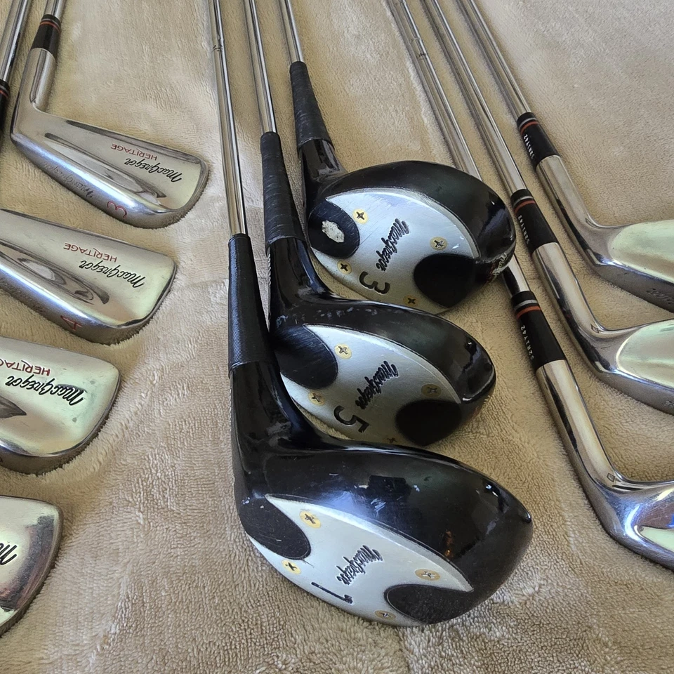 MacGregor Heritage Iron Set, 3-10, Woods, Ladies, RH, L Flex Steel.  - Image 3 of 4