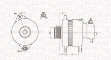 MAGNETI MARELLI Lichtmaschine OPEL VAUXHALL 1,7 6204198 8973638320 LR1110-502