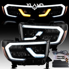VLAND Full LED Headlights For 07-13 Toyota Tu...