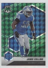 2021 Panini Mosaic Green Mosaic Prizm Jamie Collins #78 19dk