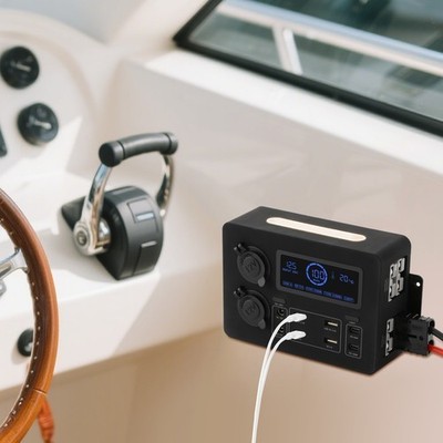 RV Mini Power Box - Multifunctional Distribution with USB & DC12V Outputs