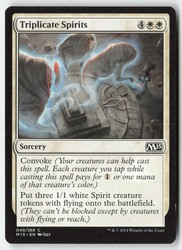 Triplicate Spirits 40/269 Magic 2015 (M15) Common