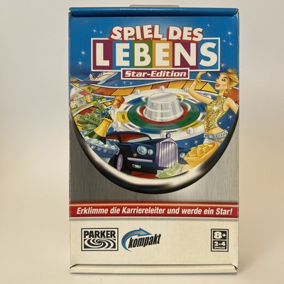 Spiel des Lebens Star-Edition kompakt Parker 2002 Brettspiel Reise Mitbringspiel