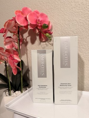 Inner Cells Skin Balancing Toner Multi-Peptide And 24H Moisturizer $329 Msrp