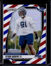 2024 Panini Prizm #317 Byron Murphy II Red White and Blue