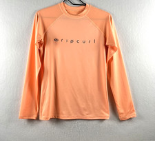 Rip Curl Women's Golden Rays Long Sleeve UV Tee Coral Beachy Coastal Size L