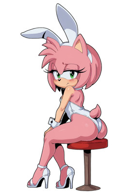 Amy Rose Vinyl Car Decal Sticker 7'' Weatherproof