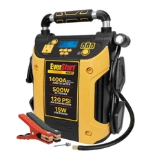 EverStart Maxx J5CPDE 1400 Peak Amps Jump Starter, Power Station, 500W Inverter