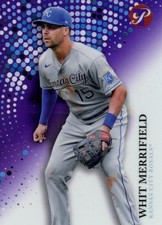 2022 Topps Pristine Purple Refractor /99 Whit Merrifield #81 - Royals