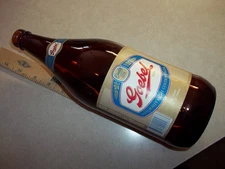 Vintage GOEBEL 32 Ounce Quart BEER BOTTLE Stroh Brewing Michigan Mi. Bar Tavern