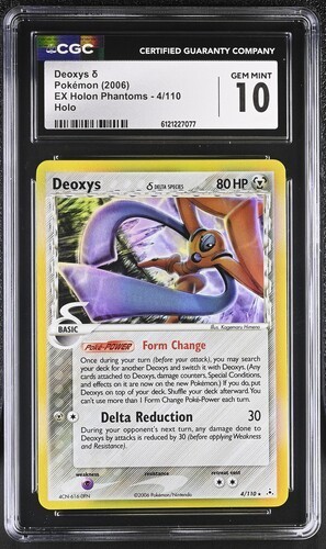 CGC 10 Deoxys 4/110 Holo Ex Holon Phantoms Delta Species Pokemon Card
