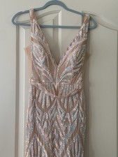 Jovani Iridescent Sequin Formal Gown – Size 6