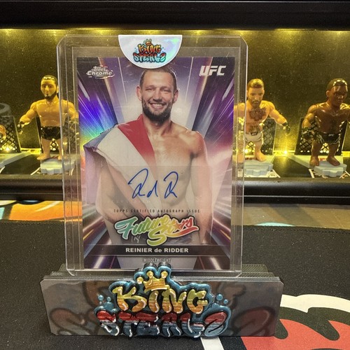 2026 Topps Chrome UFC Reinier de Ridder Future Stars Auto Refractor #FSA-RR