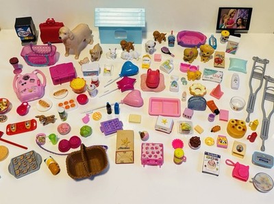 Mattel Barbie Puppe Spielset Welpe Hund Tier & Traumhaus Futter Konvolut sehr guter Zustand