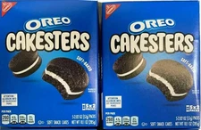 NABISCO OREO CAKESTERS SOFT BAKED SNACK COOKIES CAKES, 2 x 285g  - FREE SHIPPING