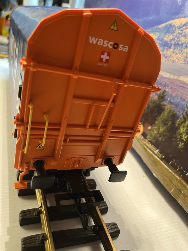 PIKO LGB G Scale 37748 Wascosa Shimmns Covered Freight Car New In Box! - Image 4 of 4