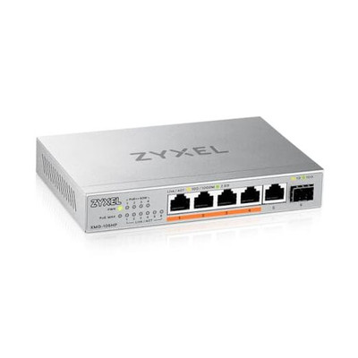  5-Port 2.5Gb MultiGig Switch | 5X 100/1G/2.5G Ports + 1x 10G SFP+ | 4X PoE++ 
